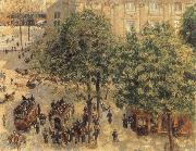 Camille Pissarro Place du theatre francais a paris china oil painting reproduction